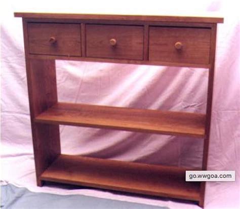 Bookcase with Drawers – Free Woodworking Plan.com