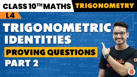 Verifying Trigonometric Identities Questions Part 2 Trigonometry