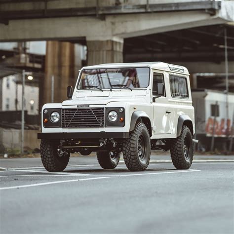 Brooklyn Coachworks Land Rover Defender In Alpine White Fitted With