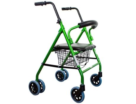 Andador Para Ancianos Clinicalfy Modelo Prado Rollator De Aluminio