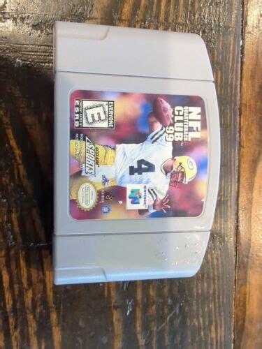 Nfl Quarterback Club 99 Nintendo N64 Game Tested Working Authentic Ebay