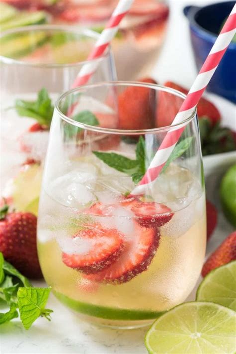 Strawberry Lime Party Punch Crazy For Crust