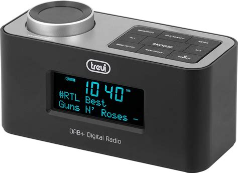 Trevi RC 80D6 Dab Radio réveil électronique avec récepteur numérique