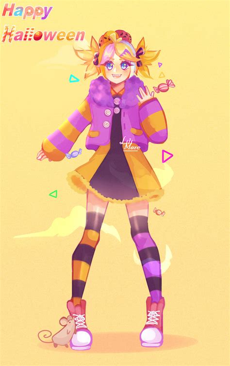 Rin Kagamine Happy Halloween By Lili More On Deviantart