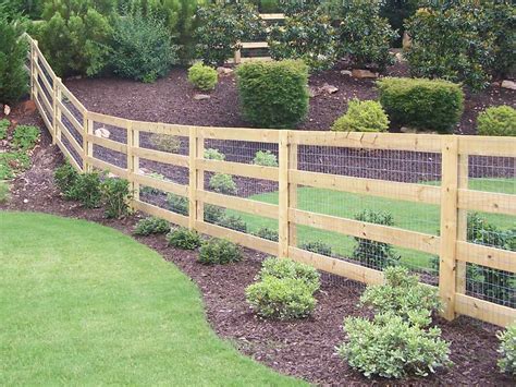 Farm Landscape Fence