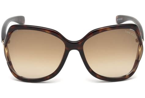 Buy Tom Ford Ft0578 Anouk 02 C60 52f Dark Havana Gradient Brown Sunglasses Blickers