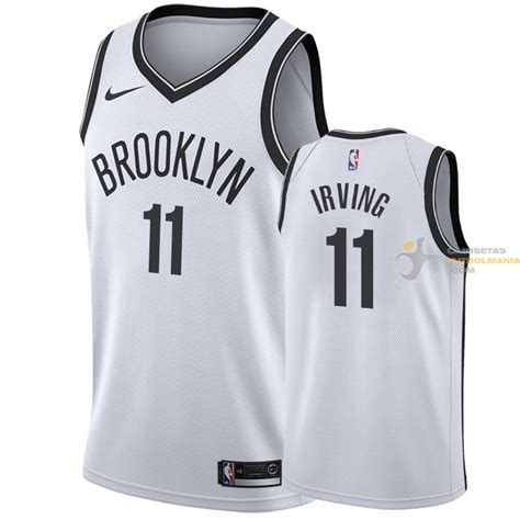 Camiseta Nba Kyrie Irving De Brooklyn Nets Blanca