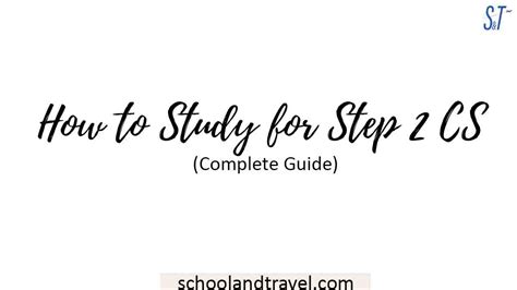 study  step  cs complete guide