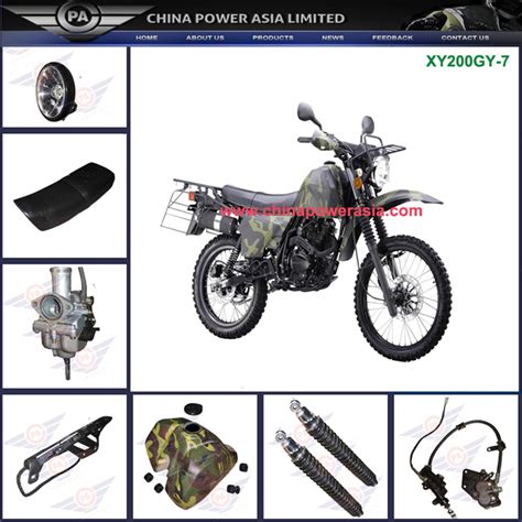 XY200GY-7 Motorcycle Parts Accesories, Repuestos for Shineray Models ...