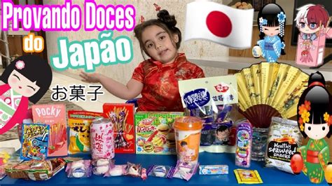 Provando Doces Do Japão Sarah Tasting Japan Sweets Sarah Youtube