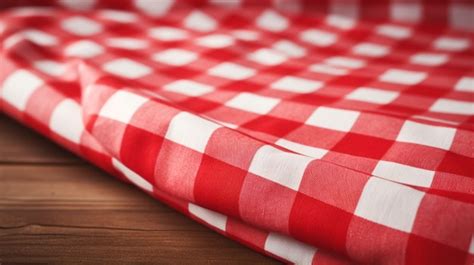 Premium Ai Image Gingham Fabric Background