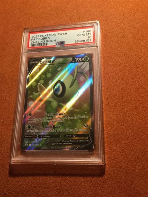 Celebi V Full Art Chilling Reign 2021 PSA 10 Gem Mint Kaufen Auf