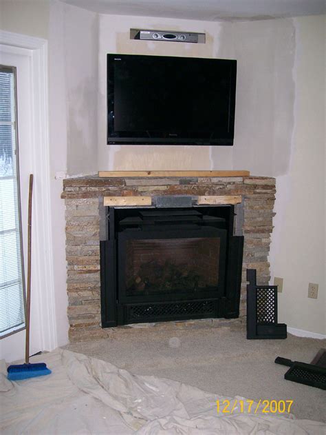 Decorate Your Home with a Corner Fireplace Mantel | FIREPLACE DESIGN IDEAS