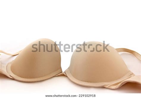 Nude Color Bra On White Background Stock Photo Shutterstock