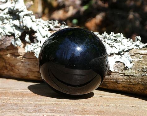 Black Obsidian Sphere Obsidian Ball Obsidian Crystal Sphere | Etsy