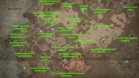 Diablo 4 All Dungeon Locations And Aspects Guide Gamespot