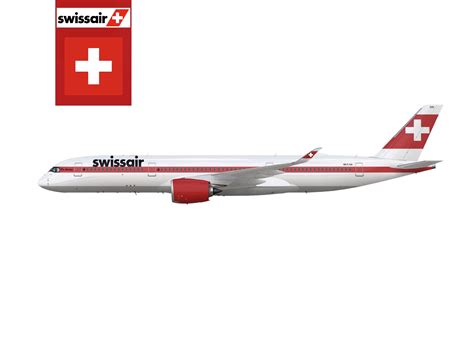 SWISS A350-900 old/concept livery - Aviaator LHR 12’s liverys - Gallery - Airline Empires