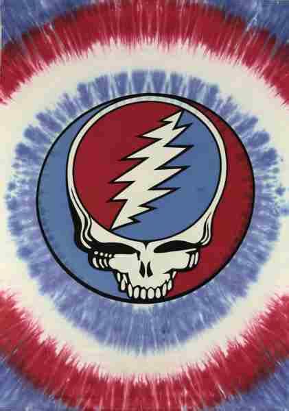 Grateful Dead Mini Syf Red White And Blue Tapestry