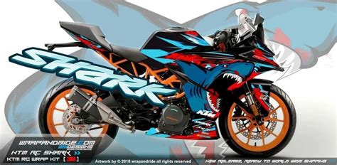 Ktm Rc Shark Edition Full Body Wrap Decals Sticker Kit At