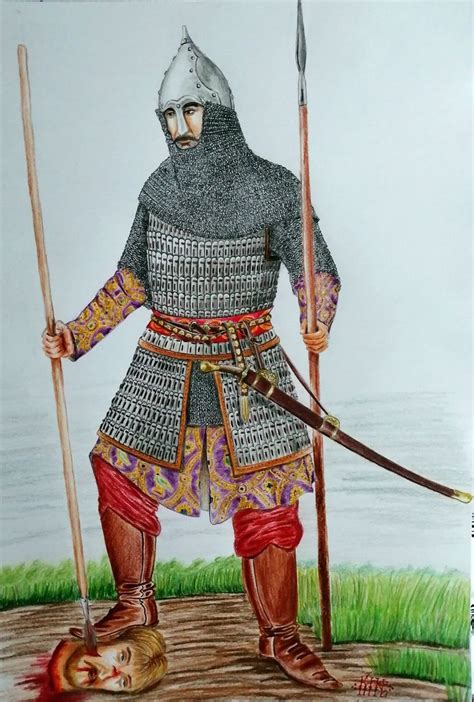 Bulgarian warrior (boyar - nobleman), 10th century. Inspirated by ...