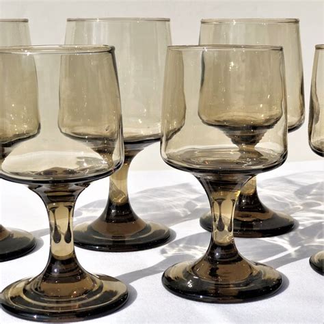 Vintage Wine Glasses Etsy