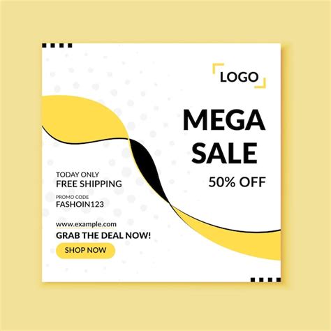 Oferta Especial Mega Venta Banner Fondo Plantilla Dise O Vector