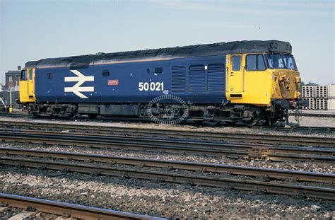 The Transport Library Br British Rail Diesel Locomotive Class 50 50020 At Plymouth Laira Mpd