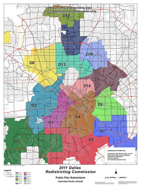 Dallas Redistricting 2011: Dallas City Council Redistricting pPlan03
