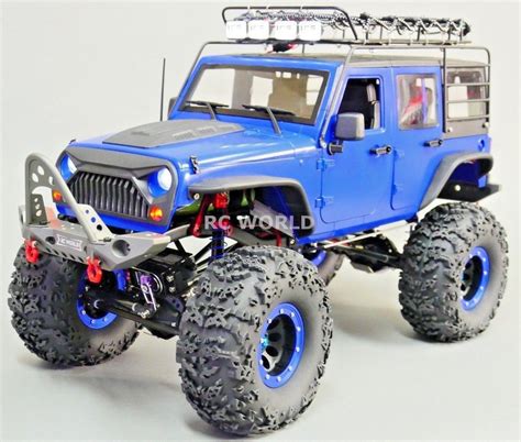 Custom Rc Jeep Wrangler 22 Rock Crawler 84v Single Speed Roof Rack Rtr