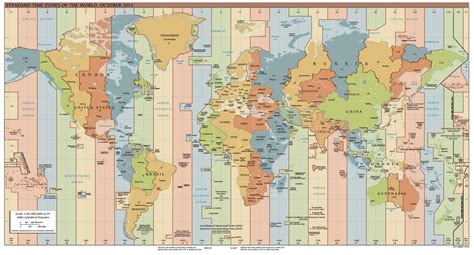 All Standard Time Zones