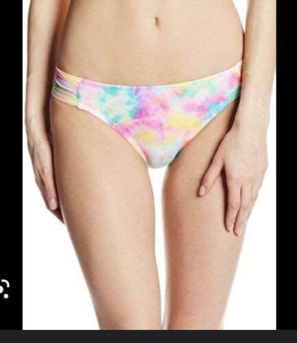 The Bikini Lab Tie Dye Skimpy Hipster Bikini Bottom Sz L Nwt Reg