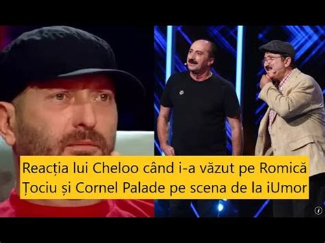 Reac Ia Lui Cheloo C Nd I A V Zut Pe Romic Ociu I Cornel Palade Pe