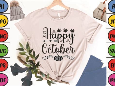 Happy October Buy T Shirt Designs