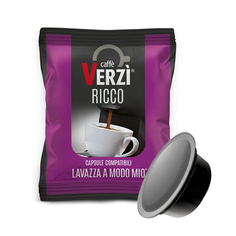 Capsule Compatibili Lavazza a Modo Mio Caffè Verzì Aroma Ricco 100