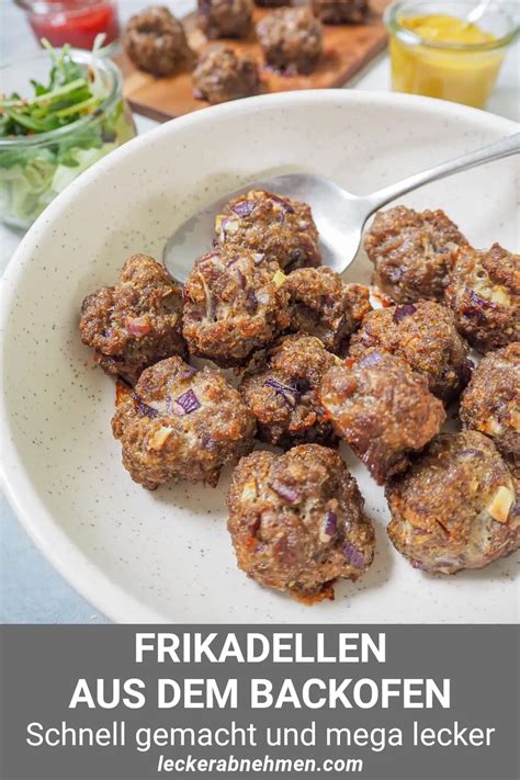 Frikadellen Im Backofen Machen Rezept Mit Weniger Kalorien