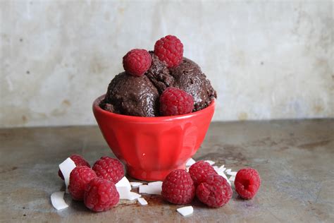 Chocolate Coconut Raspberry Sorbet Heather Christo