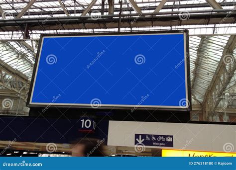 Advertising Outdoor Blank Billboard Stock Photo Image Of Billboard