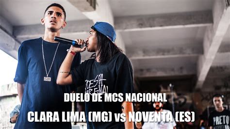 Clara Lima MG Vs Noventa ES Duelo De MCs Nacional 2015 22 11 15