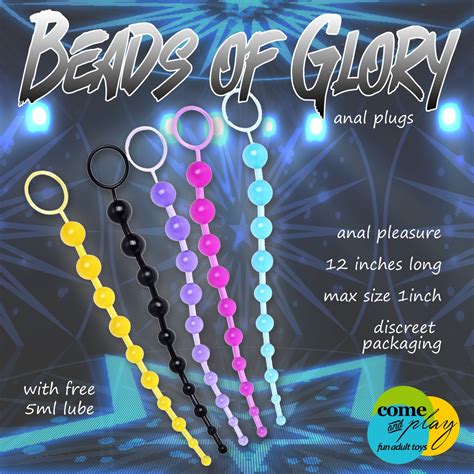 Beads Of Glory Anal Beaded Plug Sex Toy For Men And Women Shopee Philippines