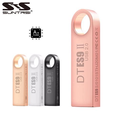 Suntrsi usb flash drive 64gb 16gb pen drive memória flash metal usb