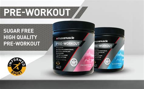 Maximuscle Pre-Workout | Sugar-Free Energy and Performance Boosting ...