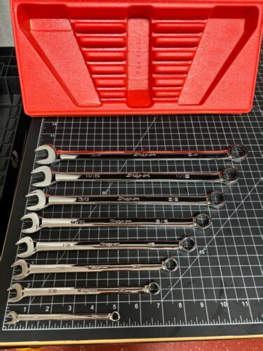 Snap On Pc Point Sae Flank Drive Long Wrench Set To