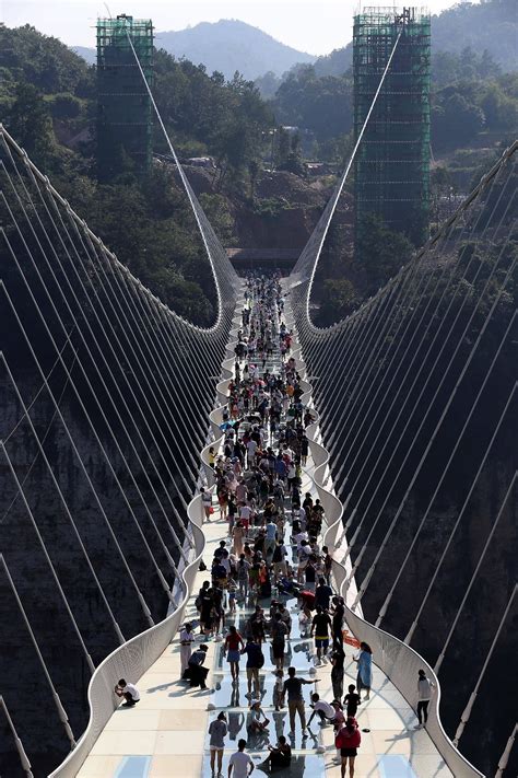 Spektakuläre Aussichten China Hat Die Längste Glasbrücke Der Welt N Tv De