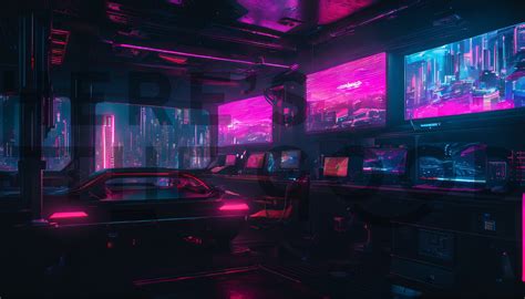 10 Cyberpunk World Digital Backgrounds - Etsy