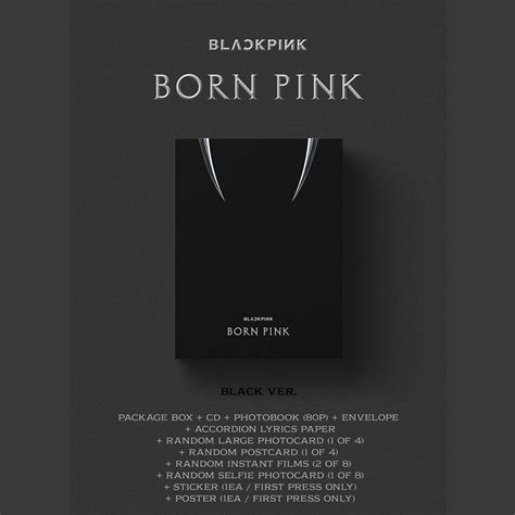 Blackpink 2nd Album Born Pink Box Set Pink Ver Shopee Singapore