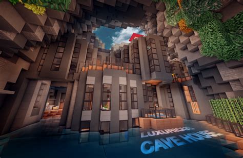 Luxurious Cave House Minecraft Map