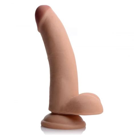 Jacob SkinTech Realistic 8 Inch Big White Cock Dildo AF477 Free