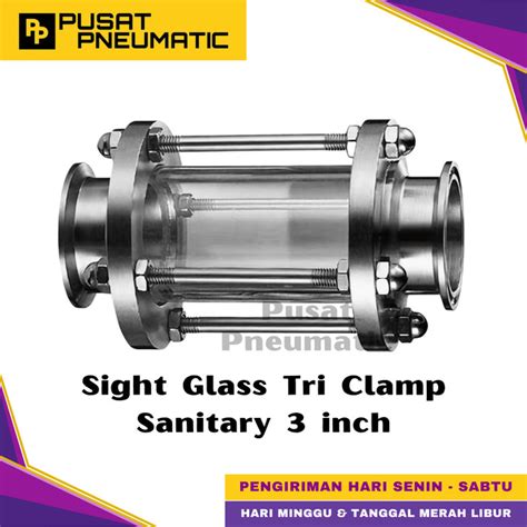 Jual Sight Glass Tri Clamp Sanitary Stainless Steel Inch