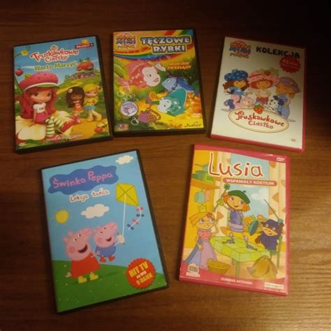 bajki DVD dla dzieci Świnka Peppa Truskawkowe Ciastko i inne w