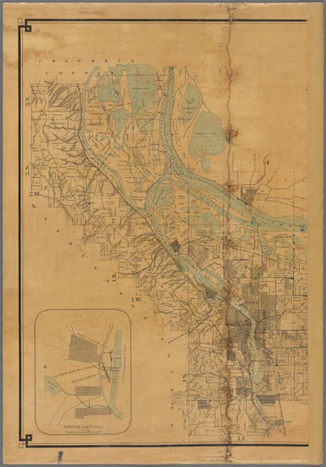 Map Of Multnomah County Oregon Nypl Digital Collections